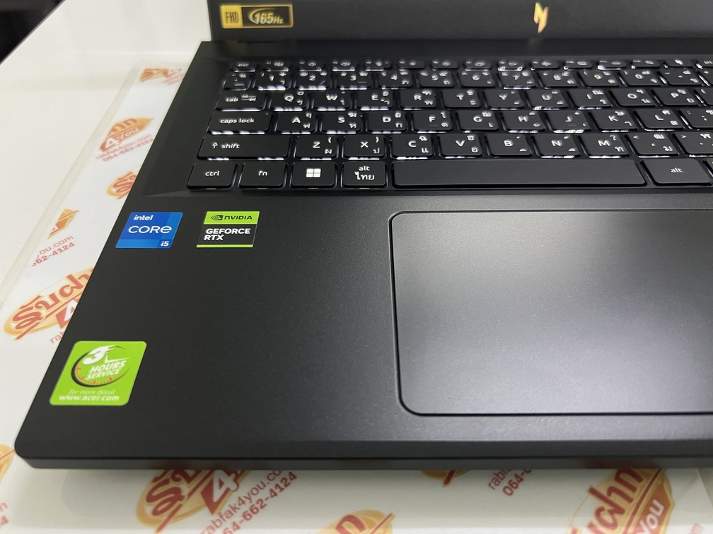 ขายถูก ACER Nitro V15 i5-13420H/NVIDIA GeForce RTX 3050 6GB/RAM16GB/SSD512GB 15.6FHD คีย์บอร์ดมีไฟ การันตีความใหม่ ตัวเครื่อง+สายชาร์จ หมด 28 ตุลาคม 2570 - Image 7