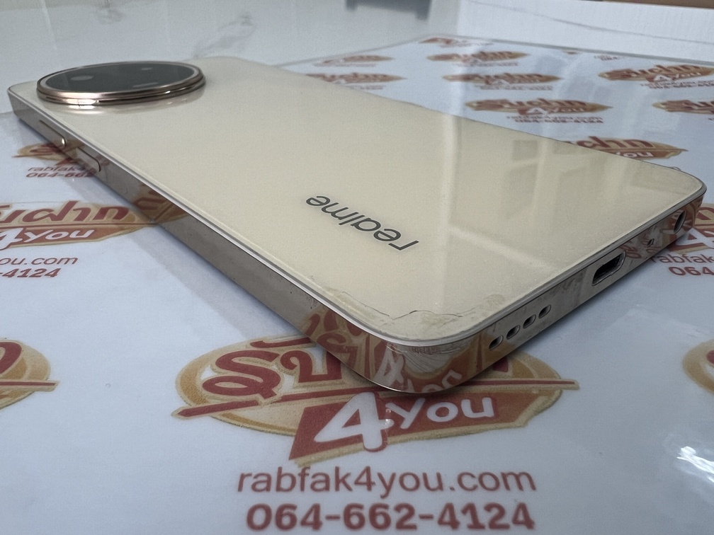 ขายถูกๆ Realme 11 5G Ram8GB Rom256GB สภาพ85% เครื่องมีรอยตามการใช้งานนะครับ มุมจอบนมีแถบดำนิดนึงมองแทบไม่เห็น สีทอง อุปกรณ์ไม่มีนะครับ ไม่ติดสัญญา - Image 5