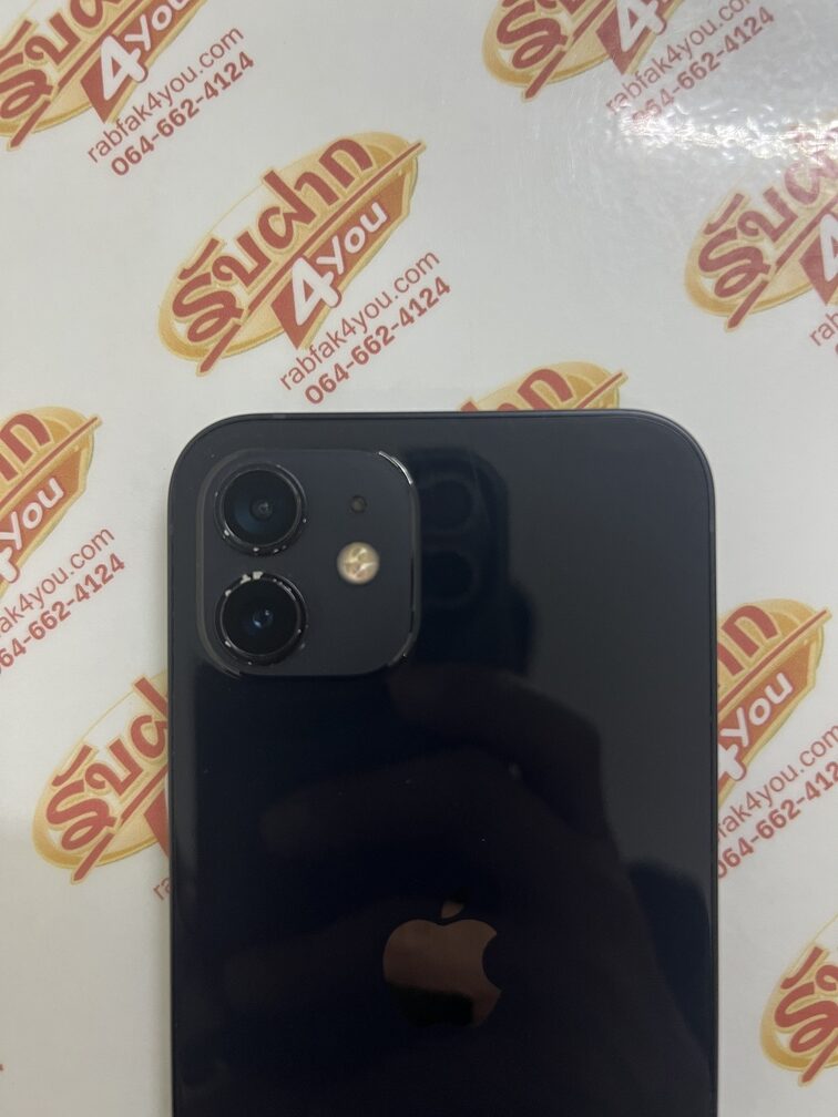 ขายถูก iPhone 12 64GB สภาพ87% ขอบกล้องหลังมีรอย สุขภาพแบต90%(เครื่องเปลี่ยนแบตเทียมมา) สีดำ ศูนย์ไทย อุปกรณ์ไม่มีนะครับ ไม่ติดiCloud ประกันหมดแล้ว - Image 15