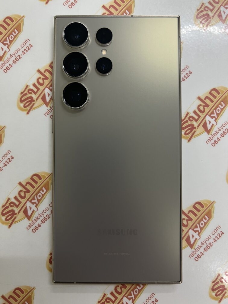 ขายถูก Samsung S24 Ultra 5G RAM12GB ROM512GB(ความจำเยอะ) สีGray สภาพสวย93% อุปกรณ์ครบกล่องพร้อมใบเสร็จ ไม่ติดสัญญา ประกันหมดแล้ว - Image 4