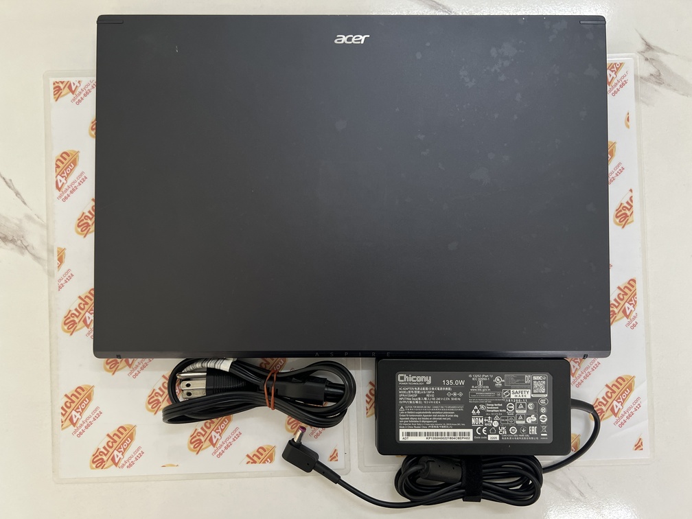 ขายถูก ACER Aspire 7 A715 i5-1240P/GeForce RTX 3050 4GB/RAM8GB/SSD512GB 15.6FHD คีร์บอร์ดมีไฟ สภาพ89% มีรอยนิดหน่อย ตัวเครื่อง+สายชาร์จ ประกันหมดแล้ว - Image 15