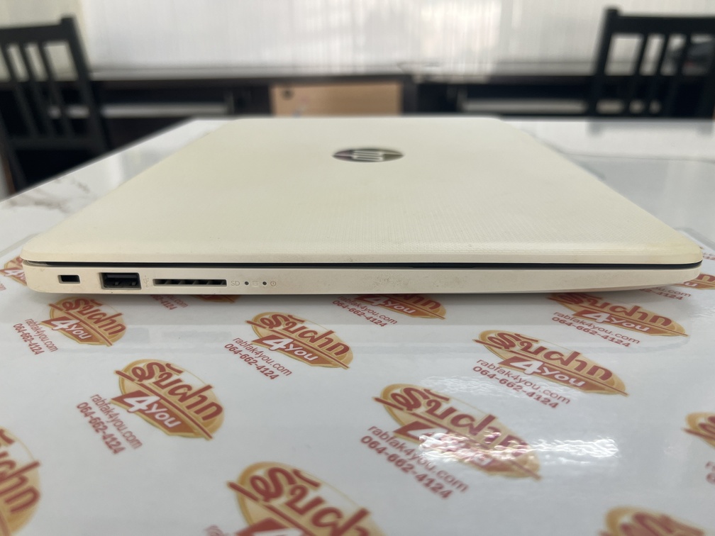 ขายถูกๆ HP 14-cm0011AU CPU AMD A6-9225/RAM4GB/HDD1TB จอ14นิ้ว HD(1366x768) เครื่องสีขาว สภาพ85% อุปกรณ์มี ตัวเครื่อง+สายชาร์จ ประกันหมดแล้ว - Image 3