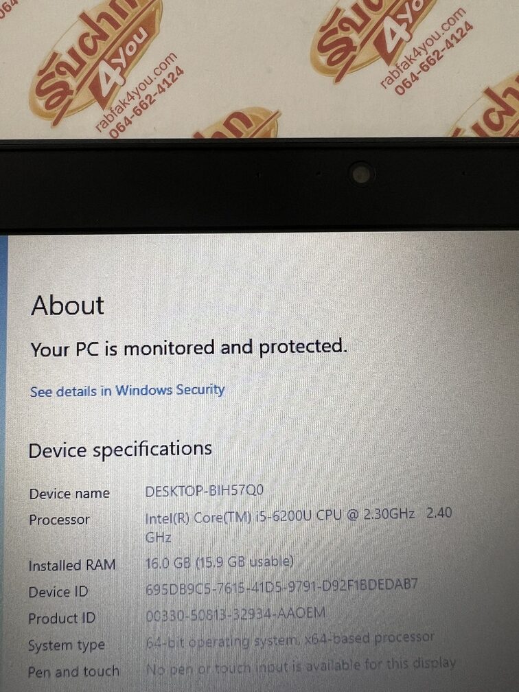 ขายถูกๆ HP ProBook 430 G3 i5-6200U/RAM16GB/SSD120GB+HDD500GB 13.3นิ้ว HD แบตเก็บไฟนาน เครื่องสีดำ สภาพสวย88% อุปกรณ์มี ตัวเครื่อง+สายชาร์จ ประกันหมดแล้ว - Image 7