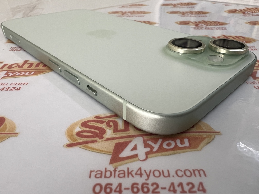 ขายถูก iPhone 15 128GB การันตีความใหม่ สุขภาพแบต94% สีเขียว ศูนย์ไทย อุปกรณ์ไม่มีนะครับ มีแต่ตัวเครื่องกับกล่องเปล่า ไม่ติดiCloud ประกันหมด 22 เมษายน 2569 - Image 9