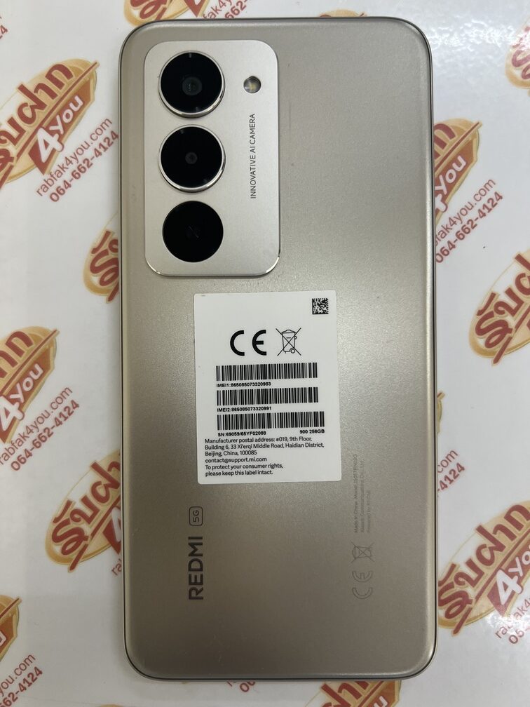 ขายถูก Xiaomi Redmi 15 5G Ram8GB Rom256GB (ตัวท๊อป) สภาพสวย92% มีรอยขนแมวนิดหน่อยมองแทบไม่เห็นโดยรวมแล้วสวย สีGray อุปกรณ์ครบกล่อง หมด 18 พฤศจิกายน 2569 - Image 5