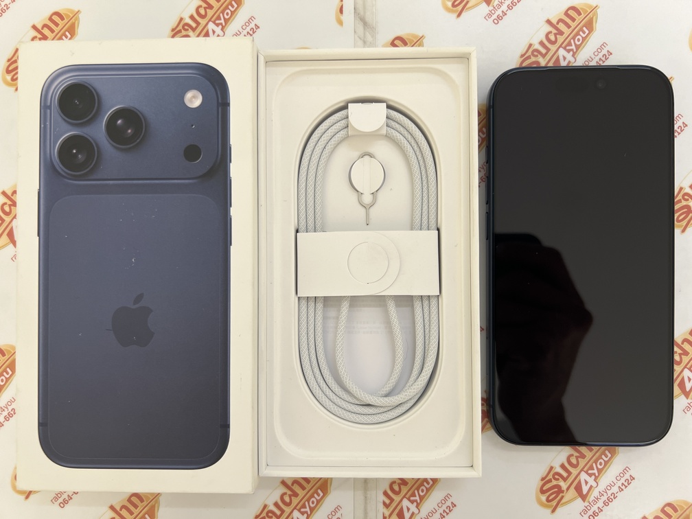 ขายถูก iPhone 17 Pro 256GB การันตีความใหม่ สุขภาพแบต100% สีDeep Blue ศูนย์ไทย อุปกรณ์ครบกล่อง ไม่ติดiCloud ประกันยาวหมด 12 ตุลาคม 2569