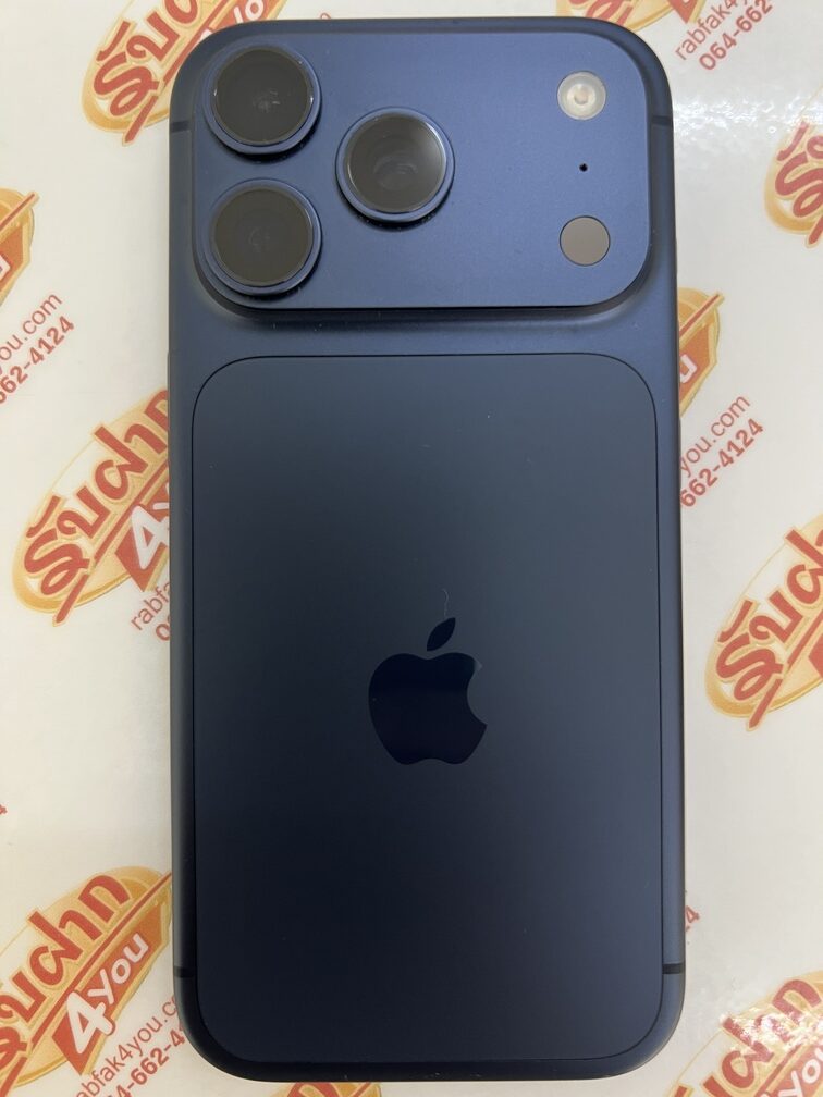 ขายถูก iPhone 17 Pro 256GB การันตีความใหม่ สุขภาพแบต100% สีDeep Blue ศูนย์ไทย อุปกรณ์ครบกล่อง ไม่ติดiCloud ประกันยาวหมด 12 ตุลาคม 2569 - Image 6
