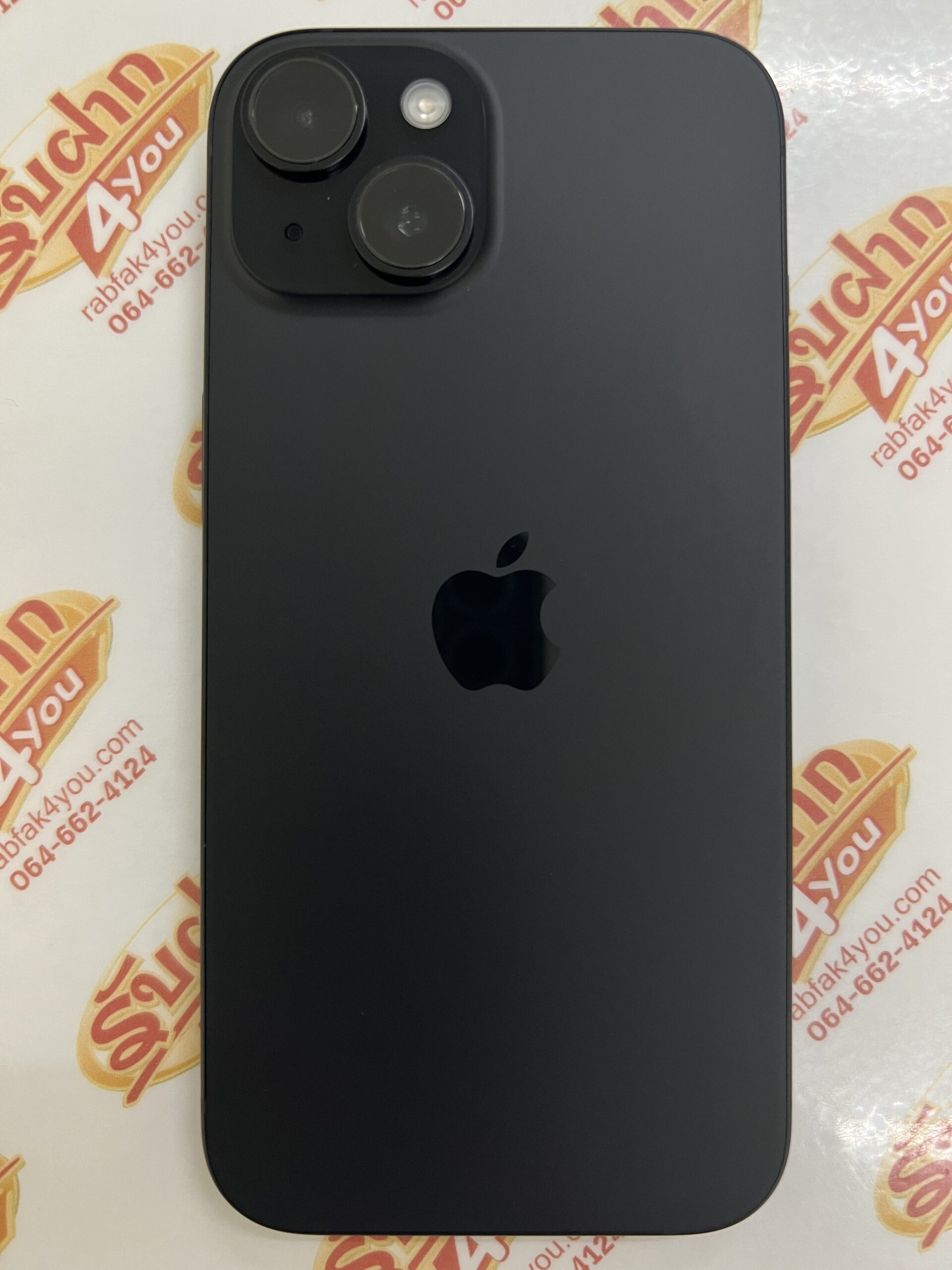 ขายถูก iPhone 15 128GB การันตีความใหม่ สุขภาพแบต100% รอบชาร์จแค่ 2 สีดำ ศูนย์ไทย อุปกรณ์ไม่มีนะครับ ไม่ติดiCloud ประกันหมดวันที่ 6 พฤษภาคม 2569 - Image 3