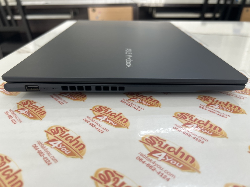 ขายถูก ASUS VIVOBOOK 15 D1502IA AMD Ryzen 5 4600H Ram8GB SSD512GB 15.6Full HD สีQuiet Blue การันตีความใหม่ อุปกรณ์มี ตัวเครื่อง+สายชาร์จ ประกันหมดแล้ว - Image 3