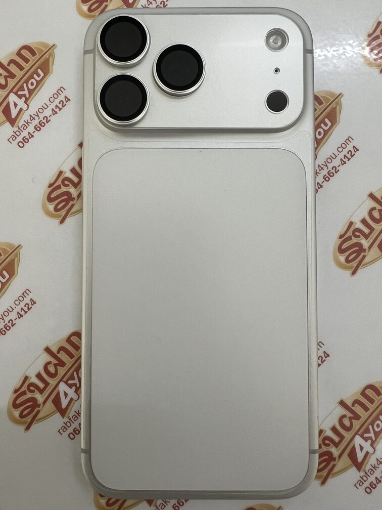 ขายถูก iPhone 17 Pro Max 256GB การันตีความใหม่ สุขภาพแบต100% สีSilver ศูนย์ไทย อุปกรณ์ครบกล่อง(ขาดสายชาร์จ) ไม่ติดiCloud ประกันหมด 27 ธันวาคม 2569 - Image 5