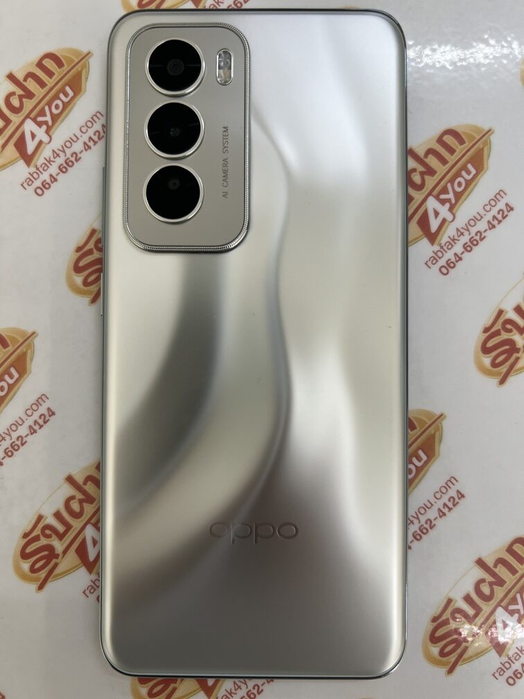ขายถูก OPPO Reno 12 5G RAM12GB ROM256GB การันตีความใหม่ สีเงิน อุปกรณ์มี ตัวเครื่อง+คู่มือ+กล่อง+ใบเสร็จ ไม่ติดสัญญา ประกันหมด 7 มิถุนายน 2569 - Image 4
