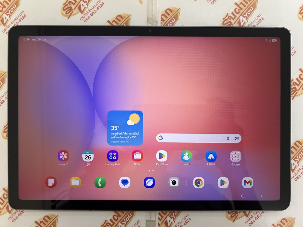 ขายถูก Samsung Tab S10 Lite 5G RAM6GB ROM128GB สีGray การันตีความใหม่ อุปกรณ์มี ตัวเครื่อง+ปากกา ไม่ติดสัญญารายเดือน ประกันหมดเดือน ธันวาคม 2569 - Image 9
