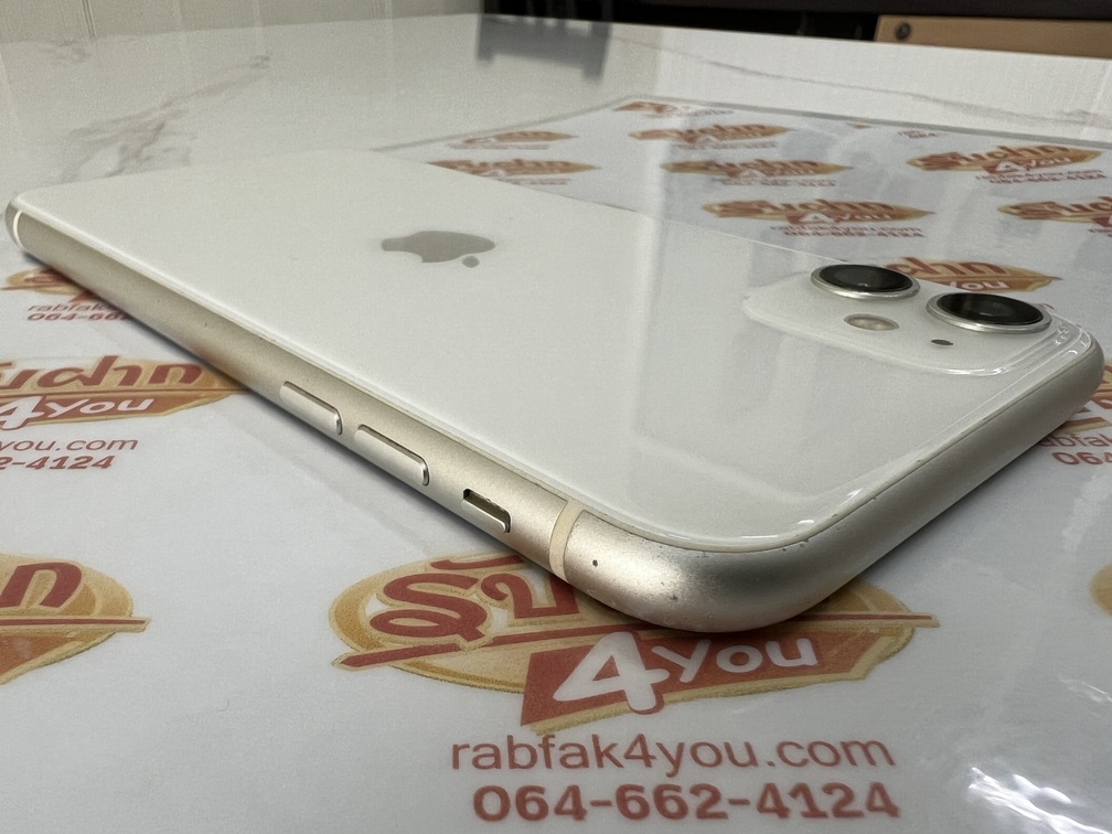 ขายถูก iPhone 11 64GB สภาพสวย92% มีรอยขนแมวนิดหน่อยโดยรวมแล้วสวย สุขภาพแบต86% สีขาว ศูนย์ไทย อุปกรณ์ไม่มีนะครับ ไม่ติดiCloud ประกันหมดแล้ว - Image 7