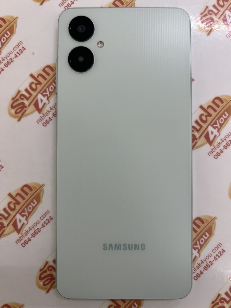 ขายถูก Samsung A06 5G RAM6GB ROM128GB ศูนย์ไทย สีเขียว สภาพสวย92% อุปกรณ์ครบกล่อง ไม่ติดสัญญา ประกันหมดเดือน กรกฎาคม 2569 - Image 4