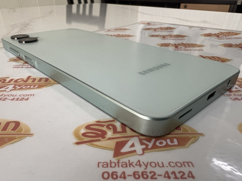 ขายถูก Samsung A06 5G RAM6GB ROM128GB ศูนย์ไทย สีเขียว สภาพสวย92% อุปกรณ์ครบกล่อง ไม่ติดสัญญา ประกันหมดเดือน กรกฎาคม 2569 - Image 6