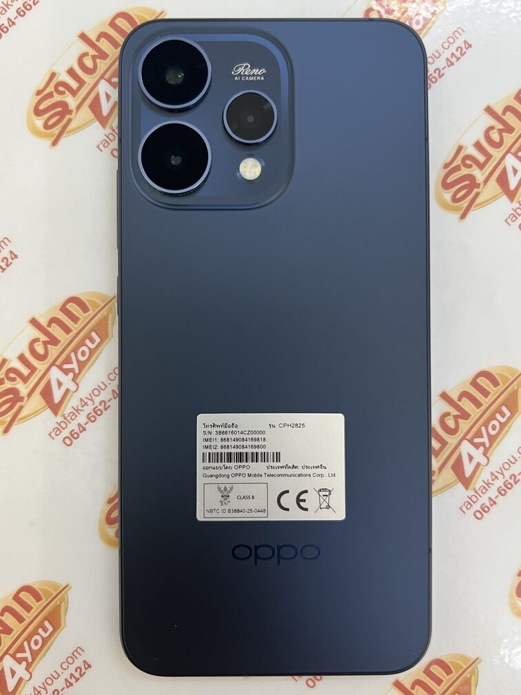 ขายถูก OPPO Reno 15 5G RAM12GB ROM512GB(ความจำเยอะ) สีน้ำเงิน การันตีความใหม่ อุปกรณ์มี ตัวเครื่อง+หัวชาร์จ+สายชาร์จ+เข็ม+คู่มือ+กล่อง ไม่ติดสัญญา 2/4/2571 - Image 5
