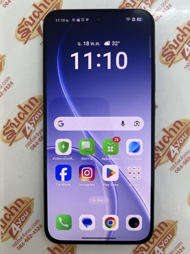 ขายถูก OPPO Reno 15 5G RAM12GB ROM512GB(ความจำเยอะ) สีน้ำเงิน การันตีความใหม่ อุปกรณ์มี ตัวเครื่อง+หัวชาร์จ+สายชาร์จ+เข็ม+คู่มือ+กล่อง ไม่ติดสัญญา 2/4/2571 - Image 10