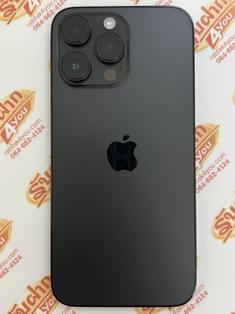 ขายถูก iPhone 14 Pro Max 128GB สุขภาพแบต86% สภาพสวย95% การันตีความใหม่ สีดำ ศูนย์ไทย อุปกรณ์ไม่มีนะครับ มีแต่ตัวเครื่อง ไม่ติดiCloud ประกันหมดแล้ว - Image 3