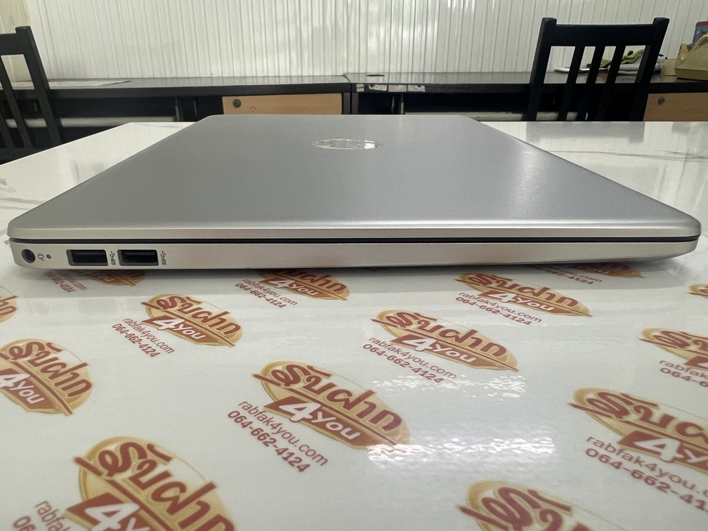 ขายถูก HP 15s i3-1215U/RAM8GB/SSD512GB 15.6 Full HD สภาพสวย92% มีรอยขนแมวนิดหน่อยโดยรวมแล้วสวย สีSilver ศูนย์ไทย อุปกรณ์มี ตัวเครื่อง+สายชาร์จ - Image 4