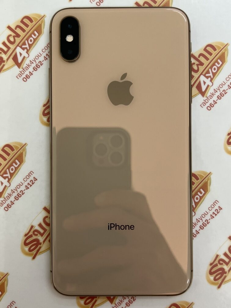 ขายถูก iPhone XS Max 512GB (ตัวท๊อป ความจำเยอะ) สภาพสวย92% สุขภาพแบต75% สีทอง ศูนย์ไทย อุปกรณ์มี ตัวเครื่อง+กล่องเปล่า ไม่ติดiCloud ประกันหมดแล้ว - Image 3