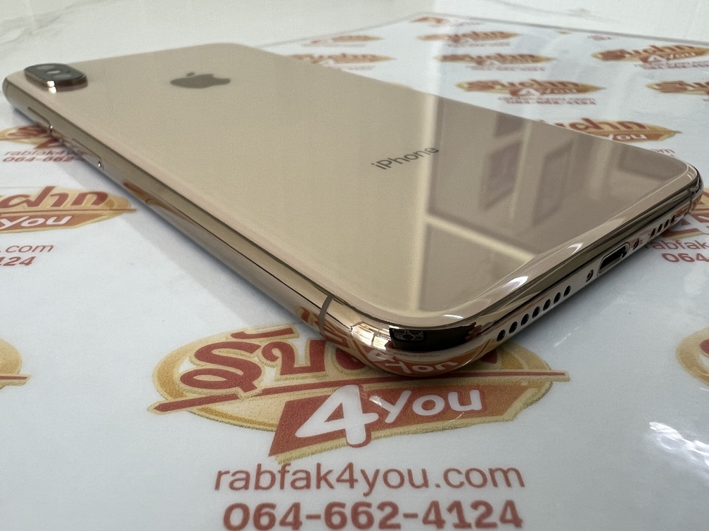 ขายถูก iPhone XS Max 512GB (ตัวท๊อป ความจำเยอะ) สภาพสวย92% สุขภาพแบต75% สีทอง ศูนย์ไทย อุปกรณ์มี ตัวเครื่อง+กล่องเปล่า ไม่ติดiCloud ประกันหมดแล้ว - Image 5