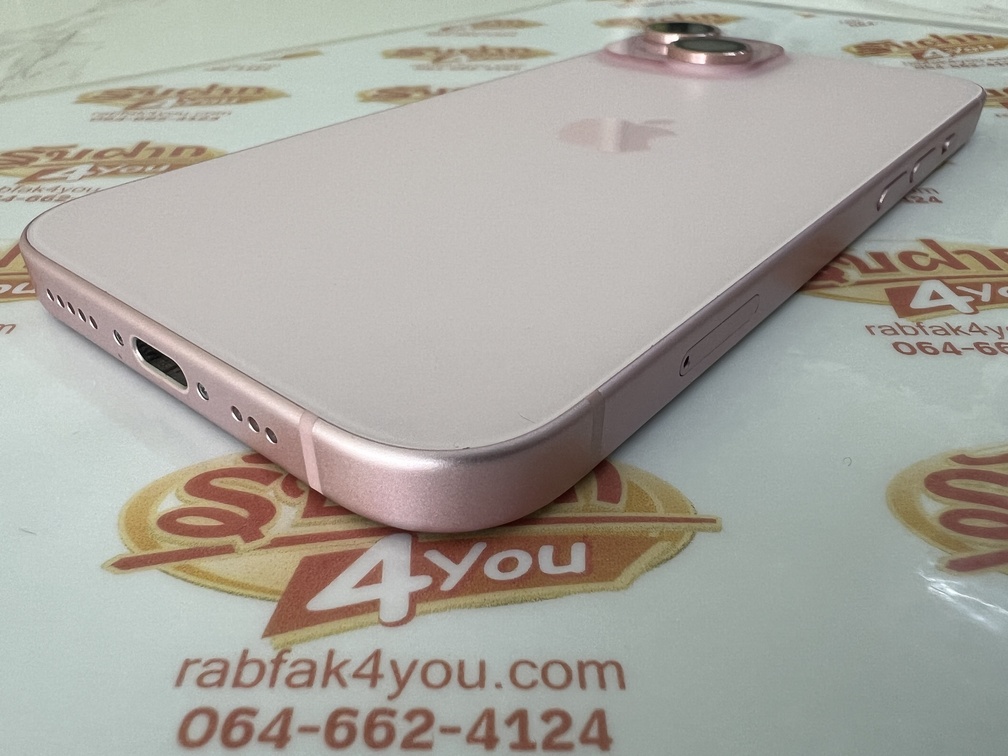 ขายถูก iPhone 15 128GB การันตีความใหม่ สุขภาพแบต85% สีชมพู ศูนย์ไทย อุปกรณ์ครบกล่องมี ตัวเครื่อง+สายชาร์จ+เข็ม+คู่มือ+กล่อง ไม่ติดiCloud ประกันหมดแล้ว - Image 5