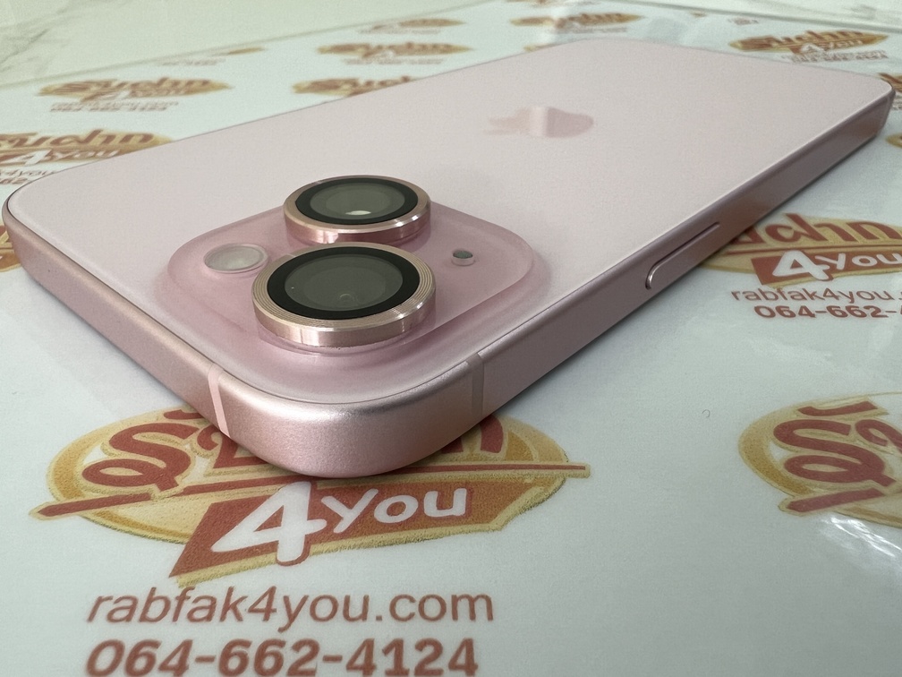 ขายถูก iPhone 15 128GB การันตีความใหม่ สุขภาพแบต85% สีชมพู ศูนย์ไทย อุปกรณ์ครบกล่องมี ตัวเครื่อง+สายชาร์จ+เข็ม+คู่มือ+กล่อง ไม่ติดiCloud ประกันหมดแล้ว - Image 7