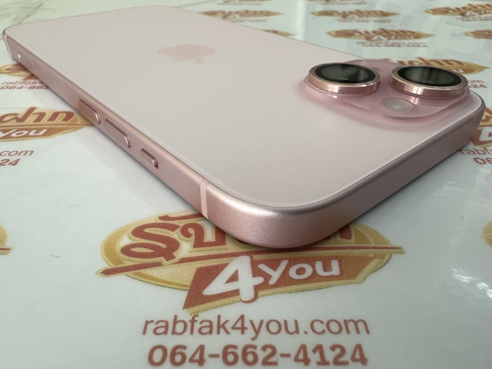ขายถูก iPhone 15 128GB การันตีความใหม่ สุขภาพแบต85% สีชมพู ศูนย์ไทย อุปกรณ์ครบกล่องมี ตัวเครื่อง+สายชาร์จ+เข็ม+คู่มือ+กล่อง ไม่ติดiCloud ประกันหมดแล้ว - Image 8