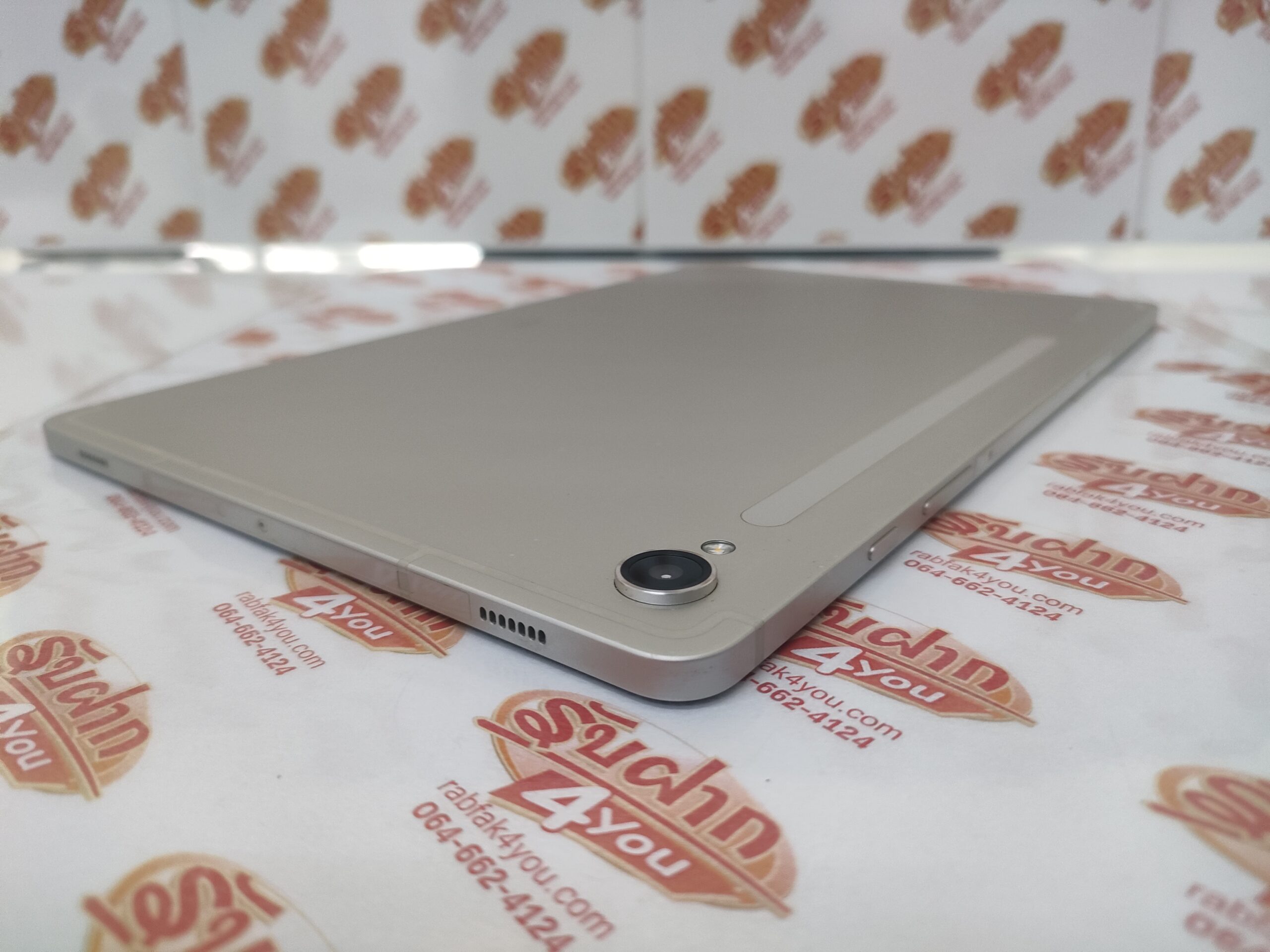 ขายถูก Samsung Galaxy Tab S9 RAM8GB ROM128GB สีBeige อุปกรณ์มี ตัวเครื่อง+กล่อง+คู่มือ ไม่ติดสัญญารายเดือน ประกันหมดแล้ว