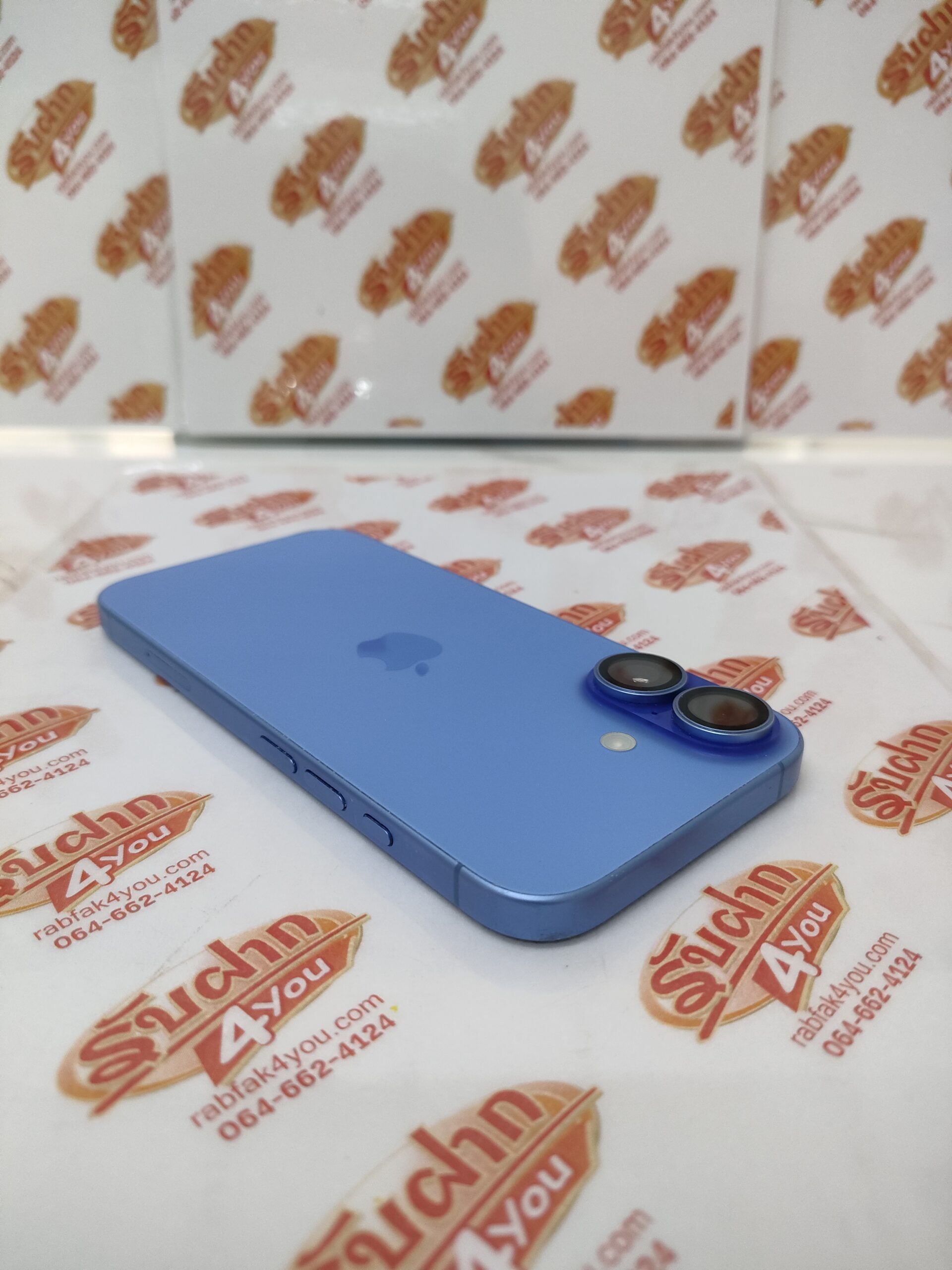 ขายถูก iPhone 16 128GB สุขภาพแบต89% สภาพ85% มีรอบถลอกตามมุม สีน้ำเงิน ศูนย์ไทย อุปกรณ์ไม่มีนะครับ มีแต่ตัวเครื่อง ไม่ติดiCloud ประกันหมดแล้ว - Image 3