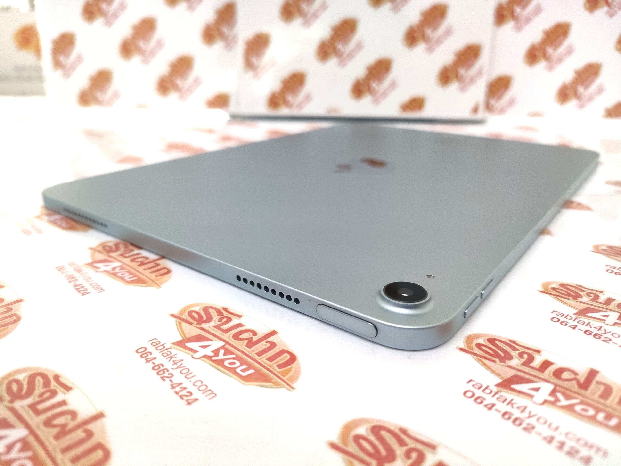 ขายถูก iPad Air 6 11นิ้ว (M2) WiFi 128GB สภาพสวย95% สุขภาพแบต94% สีฟ้า ศูนย์ไทย อุปกรณ์มี มีแต่ตัวเครื่อง ประกันหมดแล้ว
