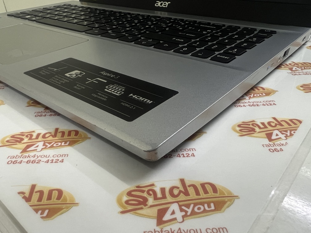 ขายถูก ACER Aspire 3 A315 i5-1235U Ram8GB SSD512GB 15.6FHD สีSilver สภาพสวย88% มีรอยขนแมวนิดหน่อยโดยรวมแล้วสวย อุปกรณ์มี ตัวเครื่อง+สายชาร์จ ประกันหมดแล้ว - Image 5