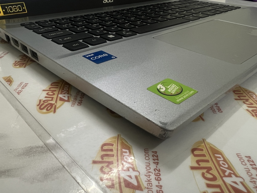 ขายถูก ACER Aspire 3 A315 i5-1235U Ram8GB SSD512GB 15.6FHD สีSilver สภาพสวย88% มีรอยขนแมวนิดหน่อยโดยรวมแล้วสวย อุปกรณ์มี ตัวเครื่อง+สายชาร์จ ประกันหมดแล้ว - Image 6