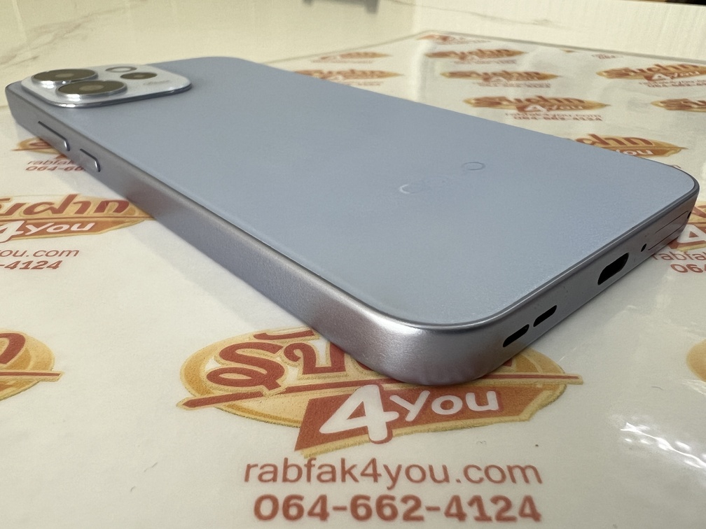 ขายถูก OPPO Reno 15F 5G RAM12GB ROM256GB สภาพสวย92% จอมีรอยขนแมวเล็กๆ1จุดมองแทบไม่เห็น สีBlue อุปกรณ์มี ตัวเครื่อง+หัวชาร์จ+สายชาร์จ ประกันหมด 1 มีนาคม 2570 - Image 6