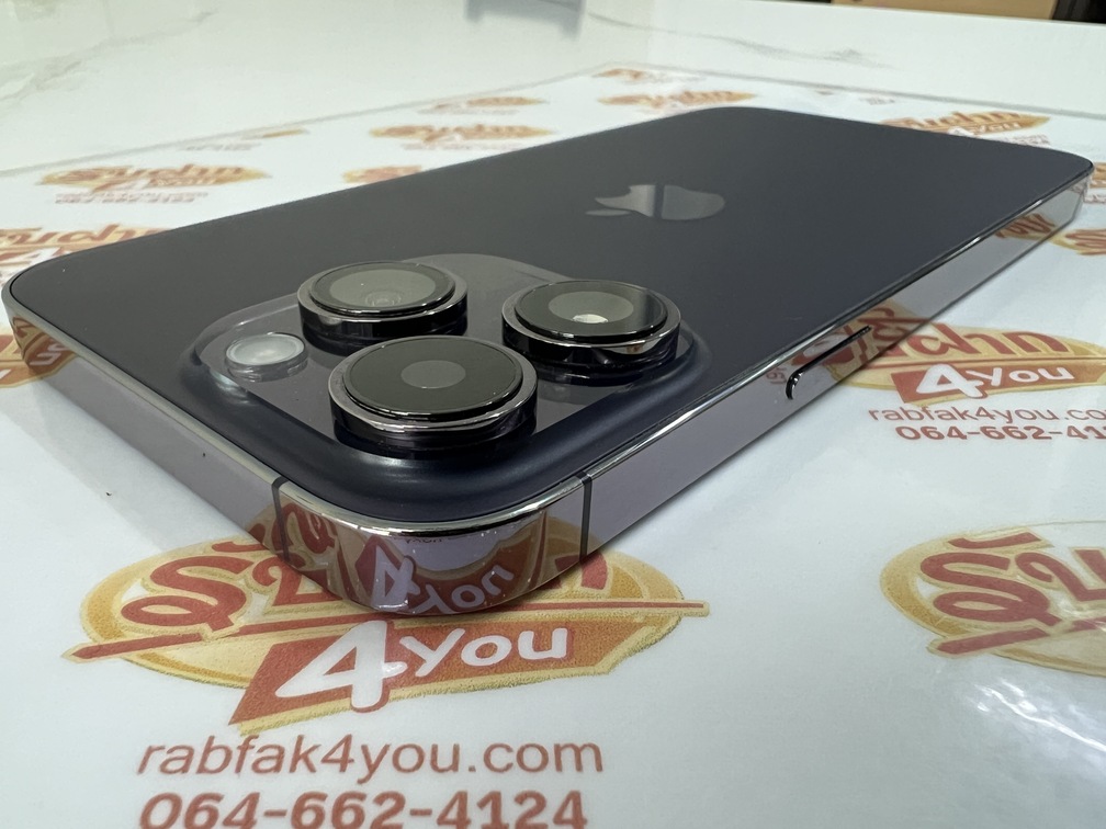 ขายถูก iPhone 14 Pro Max 256GB เครื่องนอก สภาพสวย90% มีรอยขนแมวนิดหน่อยโดยรวมแล้วสวย สุขภาพแบต80% สีม่วง อุปกรณ์ไม่มีนะครับ ไม่ติดiCloud ประกันหมดแล้ว - Image 6