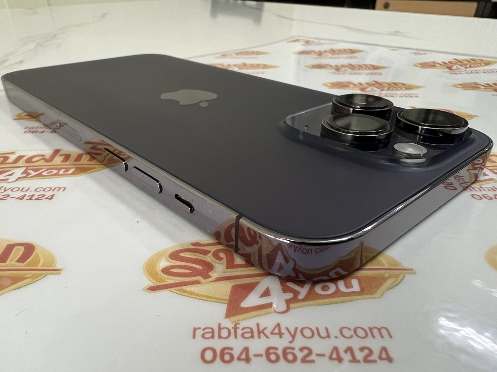 ขายถูก iPhone 14 Pro Max 256GB เครื่องนอก สภาพสวย90% มีรอยขนแมวนิดหน่อยโดยรวมแล้วสวย สุขภาพแบต80% สีม่วง อุปกรณ์ไม่มีนะครับ ไม่ติดiCloud ประกันหมดแล้ว - Image 7
