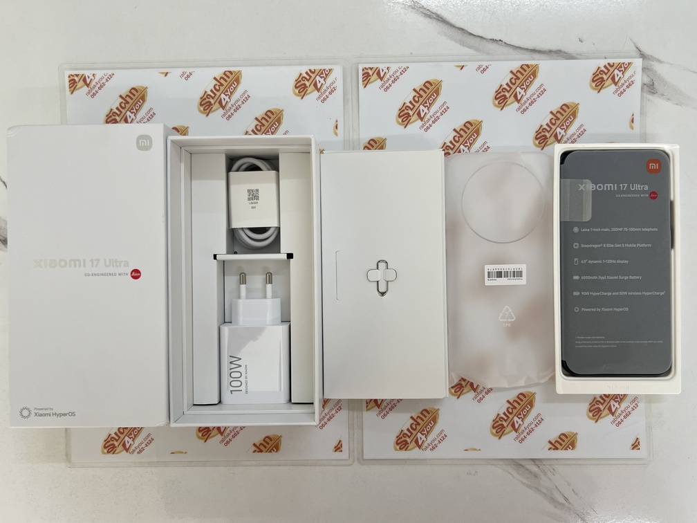 ขายถูก Xiaomi 17 Ultra Ram16GB Rom512GB มือ2สภาพมือ1 สีดำ ศูนย์ไทย อุปกรณ์ครบกล่อง ไม่ติดสัญญา ประกันตัวเครื่องหมด 12 เมษายน 2571 ประกันจอหมด 12 เมษายน 2570