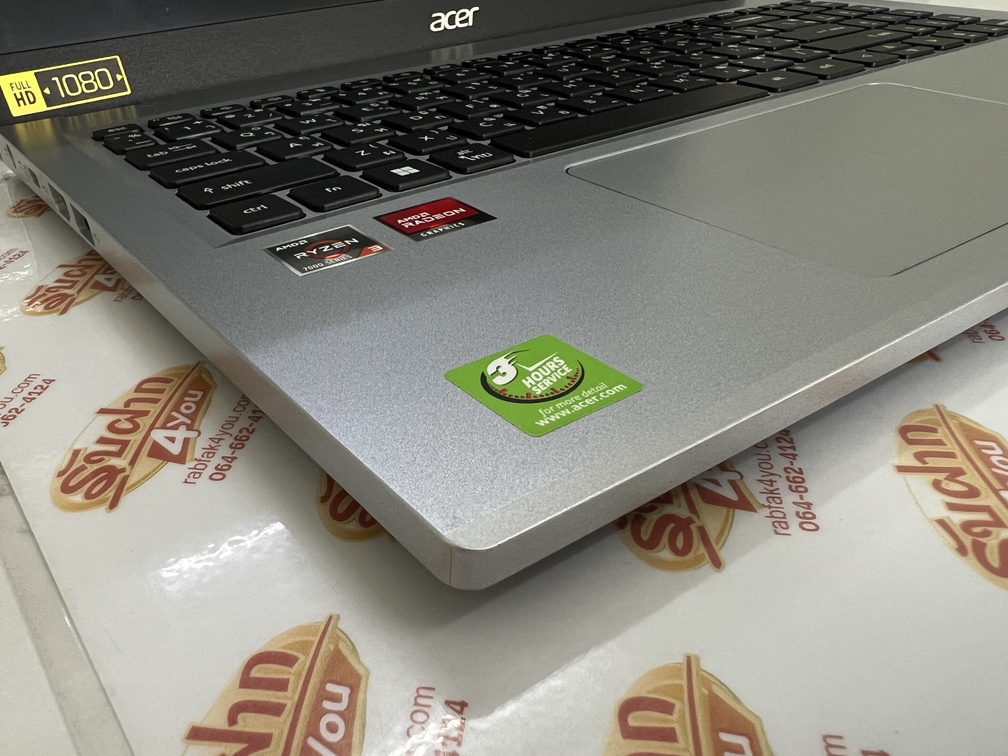 ขายถูก ACER Aspire 3 A315 AMD Ryzen 3 7320U Ram8GB SSD256GB จอ15.6นิ้ว Full HD สีSilver สภาพสวย92% อุปกรณ์มี ตัวเครื่อง+สายชาร์จ(งานเทียบเท่า) ประกันหมดแล้ว - Image 7