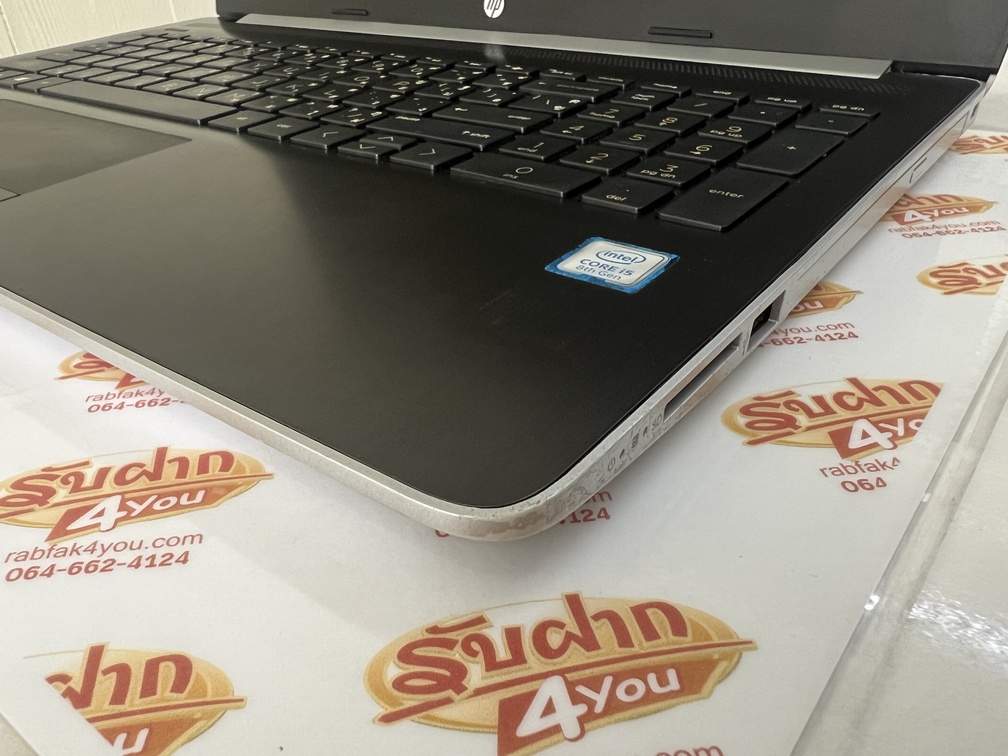 ขายถูก HP 15 i5-8265U/NVIDIA GeForce MX130 4GB/Ram4GB/HardDisk512GB 15.6FHD สีSilver สภาพสวย88% มีรอยขนแมวนิดหน่อย ตัวเครื่อง+สายชาร์จ ประกันหมดแล้ว - Image 6