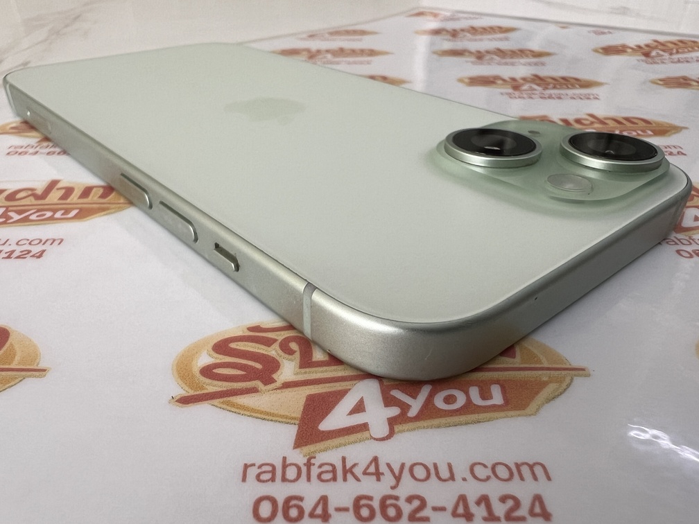 ขายถูก iPhone 15 128GB สภาพสวย93% มีรอยขนแมวนิดหน่อยมองแทบไม่เห็น สุขภาพแบต79% สีเขียว ศูนย์ไทย อุปกรณ์ไม่มีนะครับ ไม่ติดiCloud ประกันหมดแล้ว - Image 7