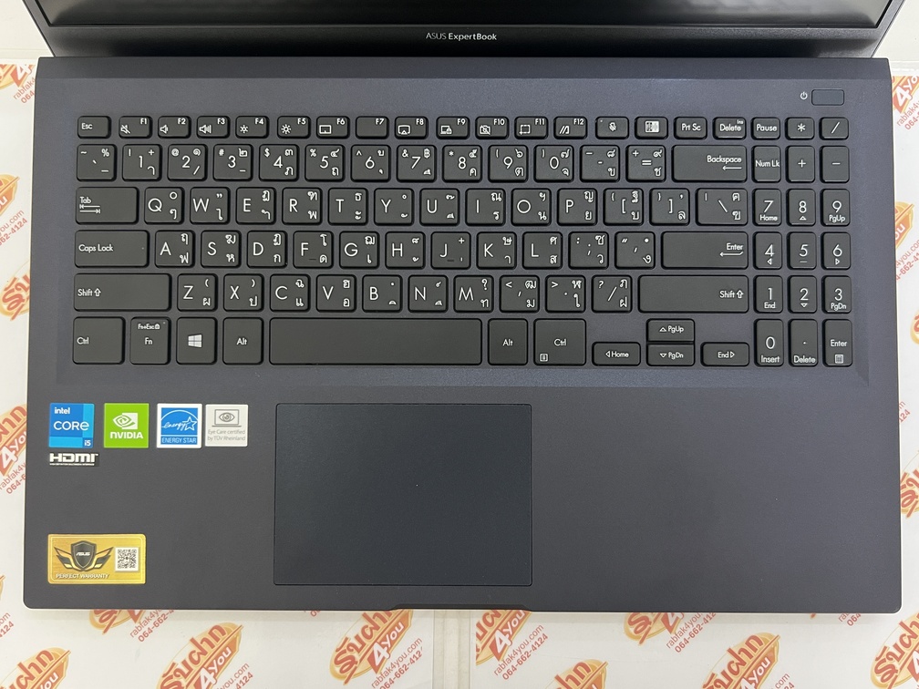 ขายถูก ASUS ExpertBook B1500CEPE i5-1135G7/NVIDIA GeForce MX 330 2GB/Ram8GB/SSD256GB 15.6นิ้วFHD สีStar Black การันตีความใหม่ ตัวเครื่อง+สายชาร์จ+กระเป๋า - Image 5