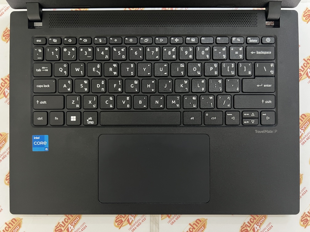 ขายถูก ACER TMP214 i5-1235U/Ram16GB/SSD512GB จอ14นิ้วFull HD สีBlack สภาพสวย92% ตำหนิ:แบตเสื่อมต้องเสียบสายชาร์จตลอด ตัวเครื่อง+สายชาร์จ หมด 22 กันยายน 2570 - Image 5