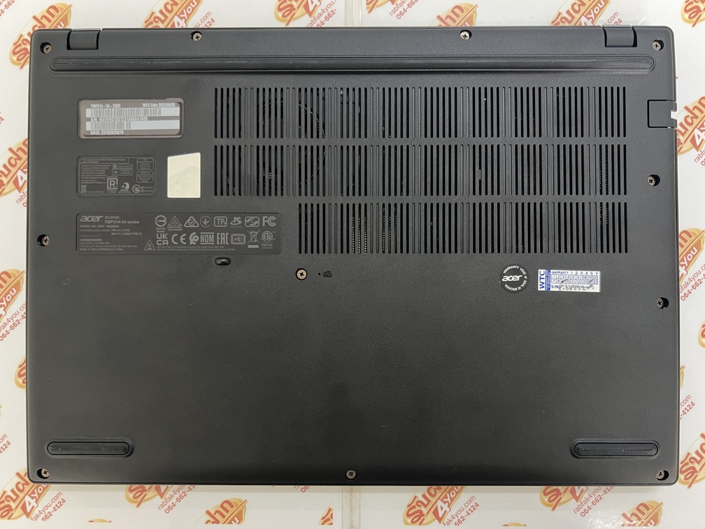 ขายถูก ACER TMP214 i5-1235U/Ram16GB/SSD512GB จอ14นิ้วFull HD สีBlack สภาพสวย92% ตำหนิ:แบตเสื่อมต้องเสียบสายชาร์จตลอด ตัวเครื่อง+สายชาร์จ หมด 22 กันยายน 2570 - Image 13