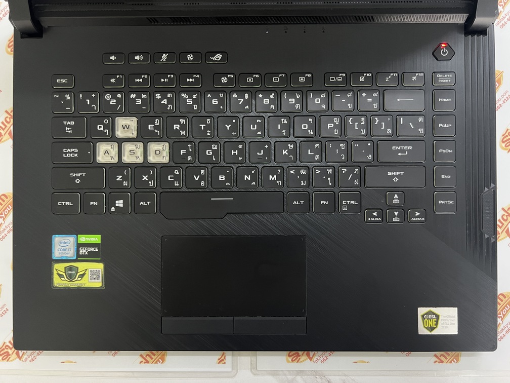 ขายถูก Asus ROG G531GT i7-9750H/GeForce GTX1650 4GB/Ram16GB/SSD512GB 15.6FHD คีย์บอร์ดมีไฟ เครื่องสีBlack สภาพสวย90% ประกันหมดแล้ว - Image 6