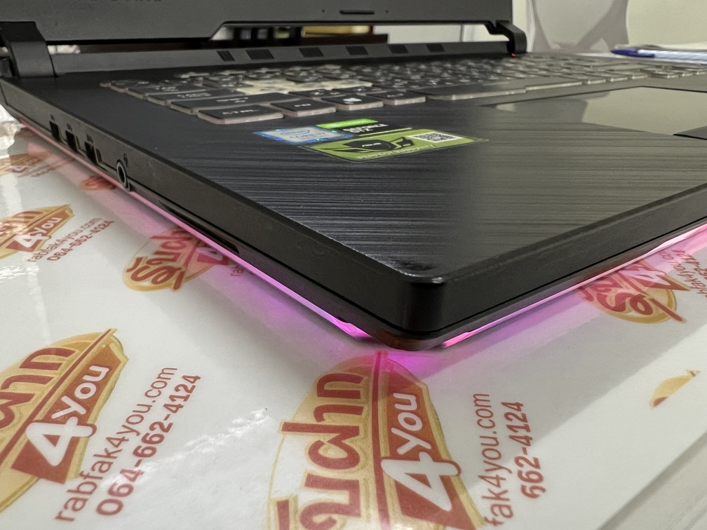 ขายถูก Asus ROG G531GT i7-9750H/GeForce GTX1650 4GB/Ram16GB/SSD512GB 15.6FHD คีย์บอร์ดมีไฟ เครื่องสีBlack สภาพสวย90% ประกันหมดแล้ว - Image 8