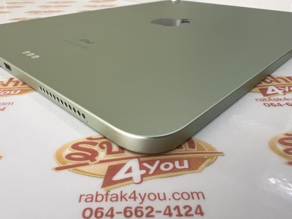 ขายถูก iPad Air 4 WiFi ใส่ซิมไม่ได้ 256GB(ความจำเยอะ) สภาพสวย92% สุขภาพแบต83% สีเขียว ศูนย์ไทย อุปกรณ์ไม่มีนะครับ มีแต่ตัวเครื่อง ไม่ติดiCloud ประกันหมดแล้ว - Image 4