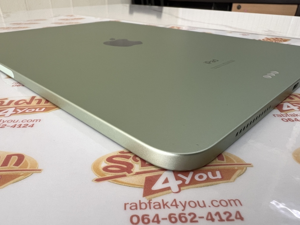 ขายถูก iPad Air 4 WiFi ใส่ซิมไม่ได้ 256GB(ความจำเยอะ) สภาพสวย92% สุขภาพแบต83% สีเขียว ศูนย์ไทย อุปกรณ์ไม่มีนะครับ มีแต่ตัวเครื่อง ไม่ติดiCloud ประกันหมดแล้ว - Image 5