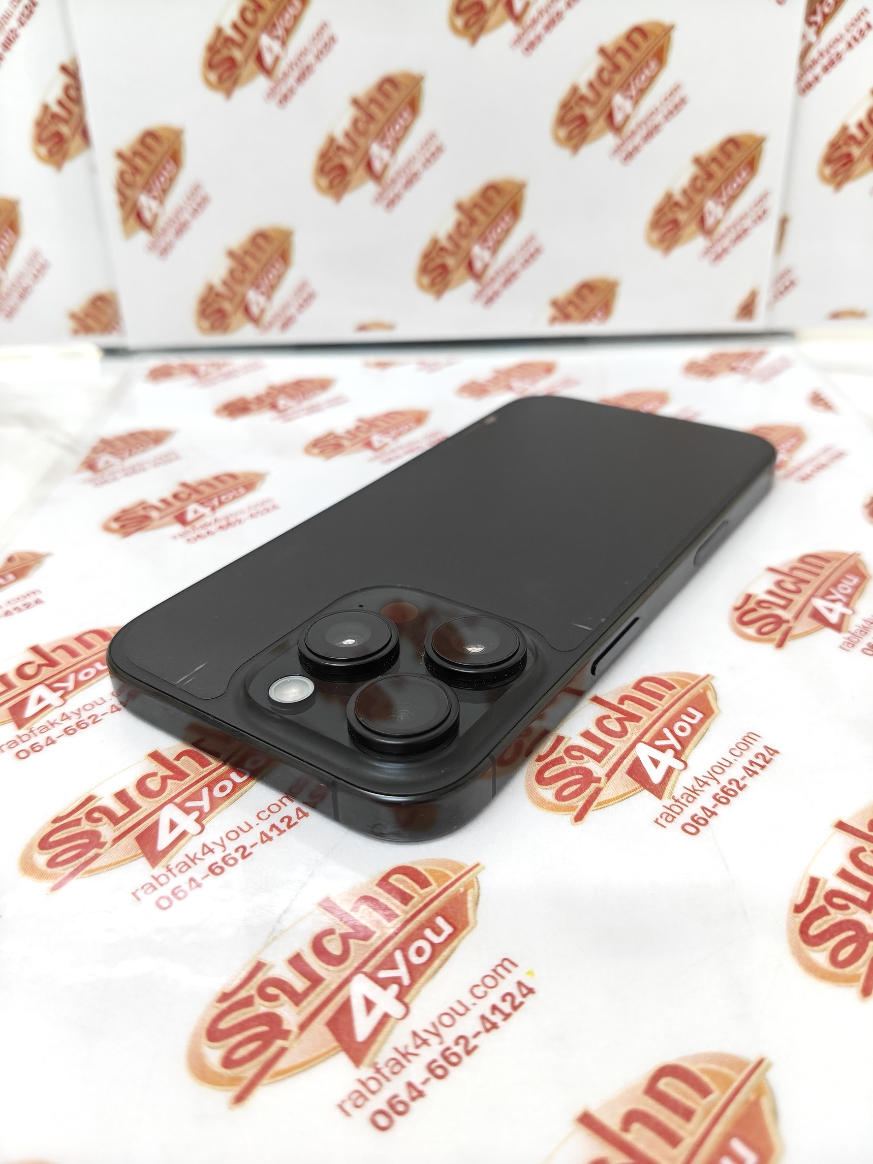 ขายถูก iPhone 16 Pro 256GB(ความจำเยอะ) สภาพสวย92% สุขภาพแบต89% สีดำ ศูนย์ไทย อุปกรณ์ไม่มีนะครับ มีแต่ตัวเครื่อง ไม่ติดiCloud ประกันหมดแล้ว - Image 3