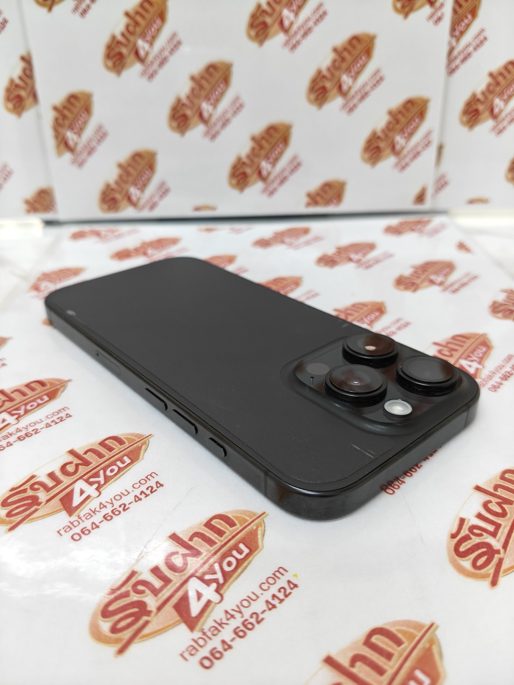 ขายถูก iPhone 16 Pro 256GB(ความจำเยอะ) สภาพสวย92% สุขภาพแบต89% สีดำ ศูนย์ไทย อุปกรณ์ไม่มีนะครับ มีแต่ตัวเครื่อง ไม่ติดiCloud ประกันหมดแล้ว - Image 5