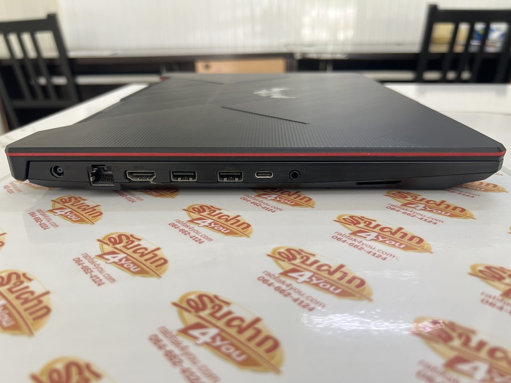 ขายถูก ASUS TUF FX506LHB i5-10300H/GTX 1650 4GB/RAM8GB/SSD512GB 15.6FHD คีร์บอร์ดมีไฟ เครื่องสีดำ สภาพสวย92% อุปกรณ์มี ตัวเครื่อง+สายชาร์จ ประกันหมดแล้ว - Image 3